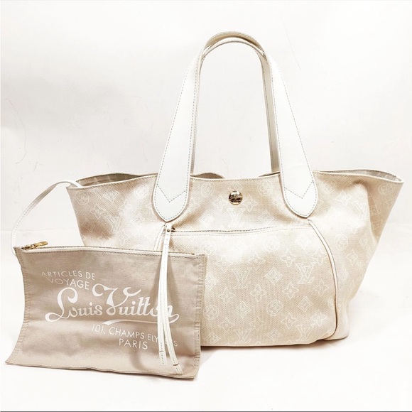 Louis Vuitton Handbags - Louis Vuitton Cream and Tan Tote Set